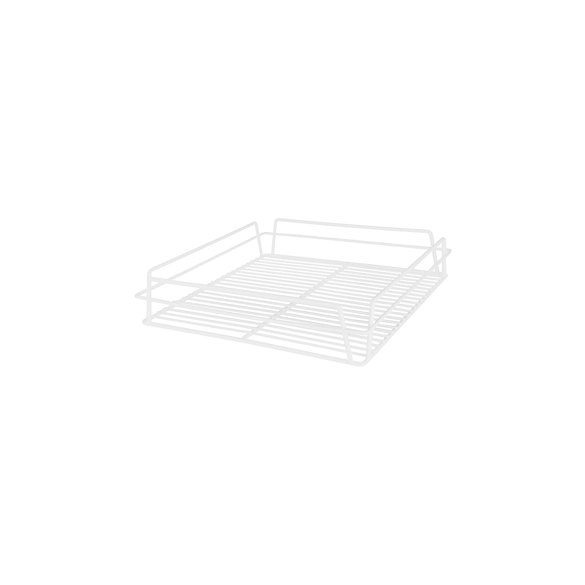 Glass Basket White 360x360x80mm