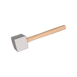 Meat Tenderiser Aluminium Wood Handle 60x330mm
