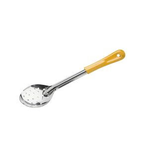 Basting Spoon Perforated Stainless Steel Yellow Handle 330mm