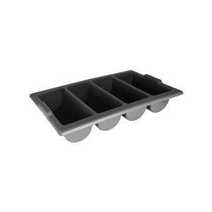 Cutlery Box Grey 4 Compartment