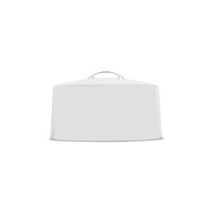 Cake Cover Clear with Chrome Handle 300x185mm