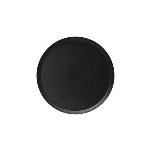 Cake Plate Black Polycarbonate 285x18mm