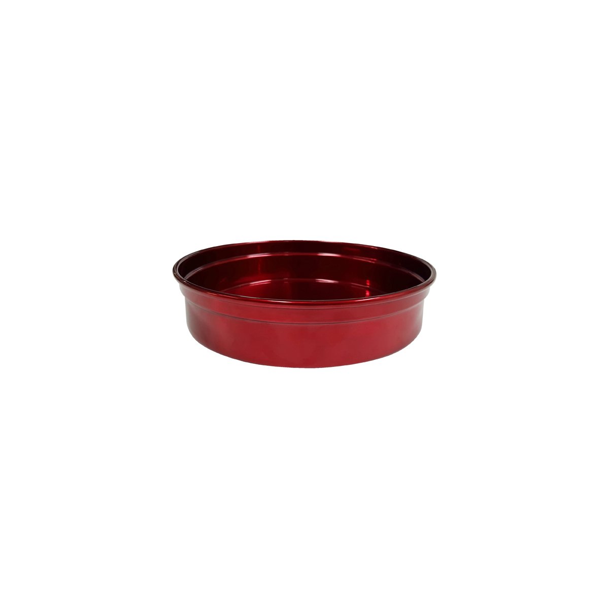 Round Bar Tray Aluminium Red 240x50mm