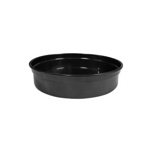 Round Bar Tray Aluminium Black 330x50mm