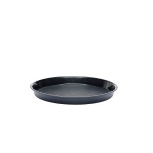 Round Bar Tray Non-Slip PP Black 320x37mm