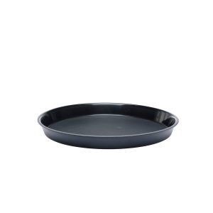 Round Bar Tray Non-Slip PP Black 360x39mm