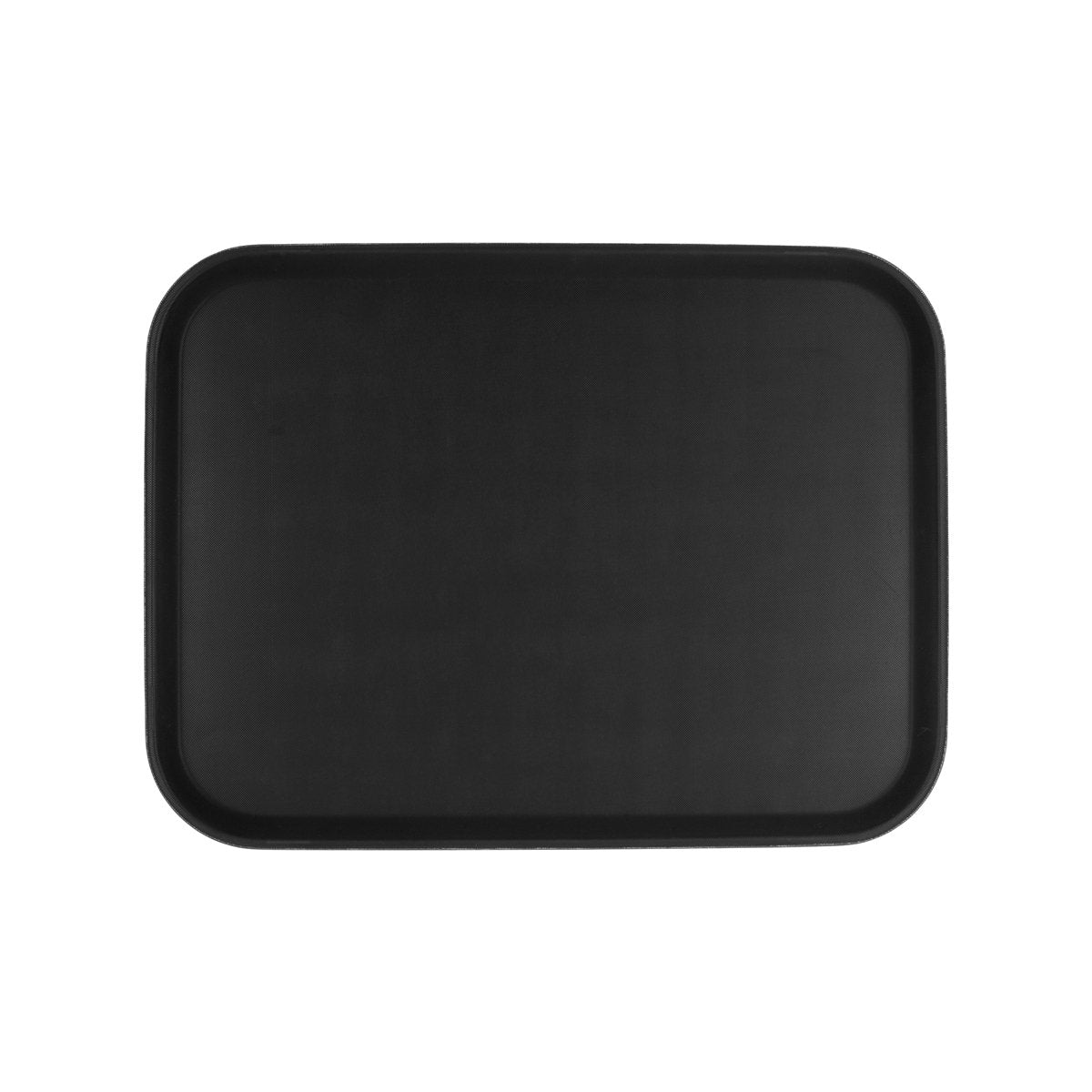 Non-Slip Rectangular Black Tray 380x510mm