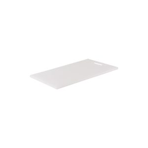 Cutting Board Polyethylene White with Handle 400x250x12mm