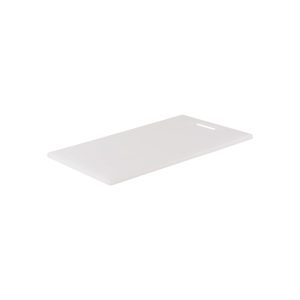 Cutting Board Polyethylene White with Handle 450x300x12mm