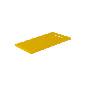 Cutting Board Polyethylene Yellow with Handle 450x300x12mm