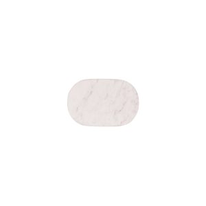 Serve White Marble Oval Platter 250x170x15mm