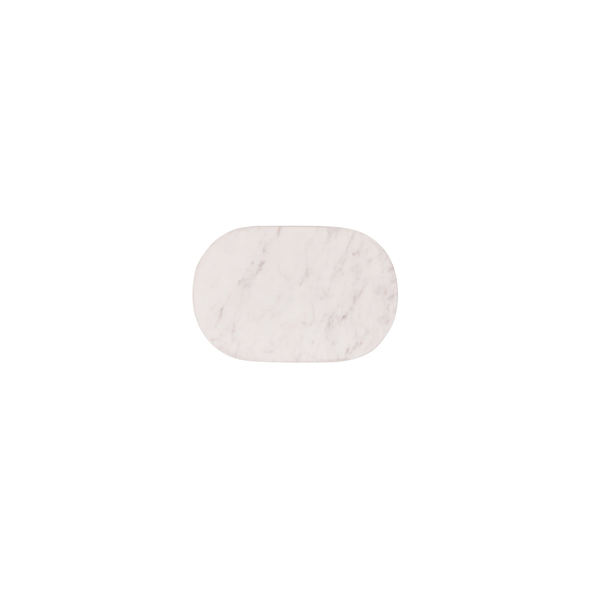 Serve White Marble Oval Platter 250x170x15mm