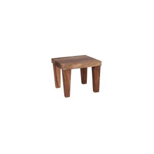 Serve Natural Acacia Square Stand with Legs 210x210x170mm