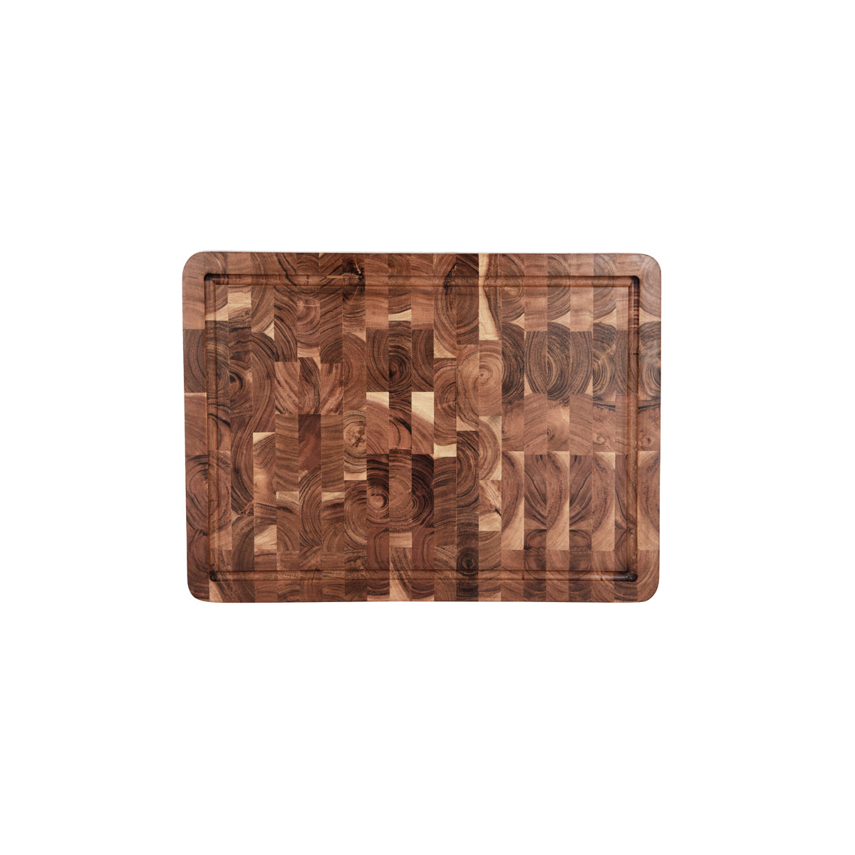 Serve Natural Acacia Butchers Block with Handles 510x380x40mm
