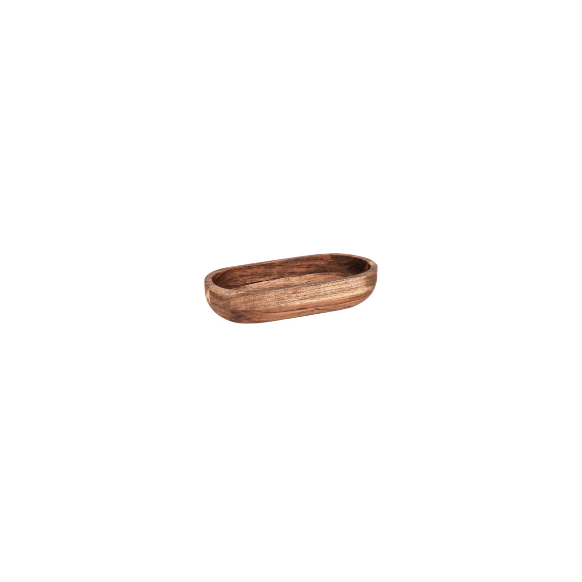Serve Natural Acacia Oval Bowl 254x130x60mm