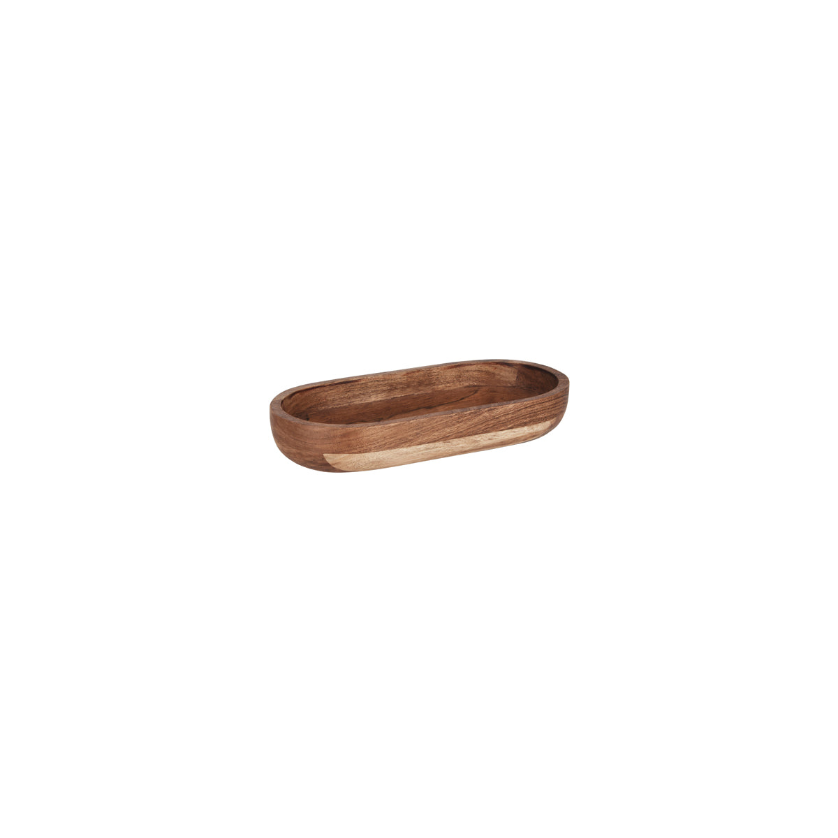 Serve Natural Acacia Oval Bowl 305x160x50mm