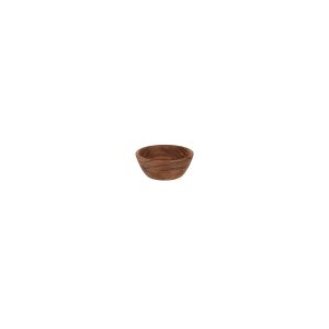 Serve Natural Acacia Round Dip Bowl Deep 130x50mm