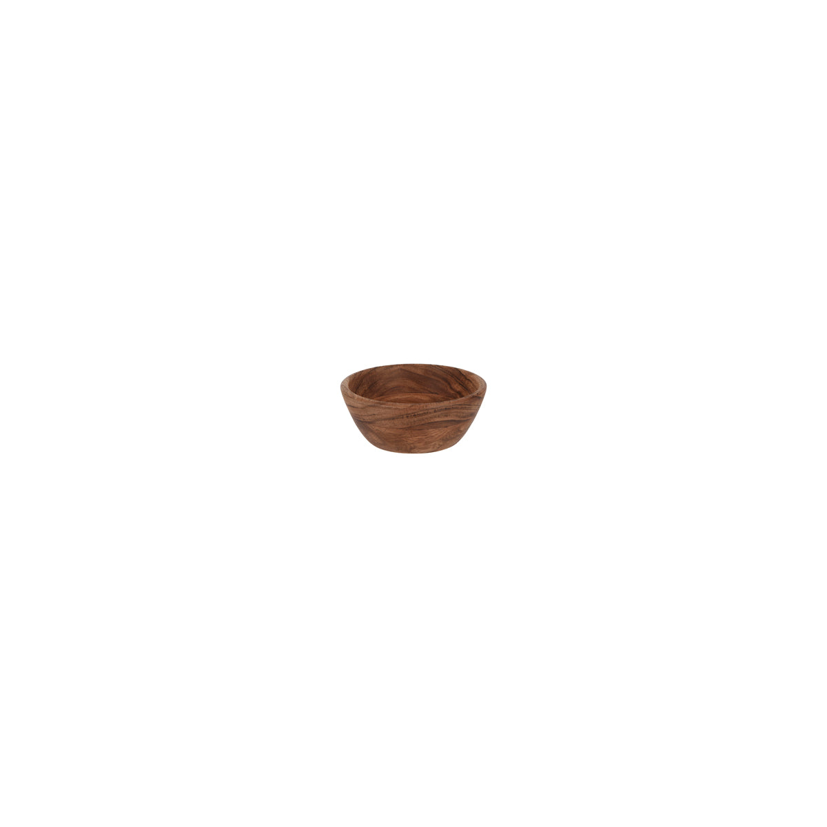 Serve Natural Acacia Round Dip Bowl Deep 130x50mm