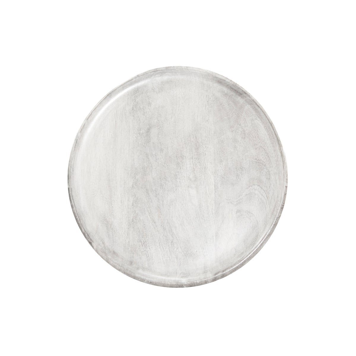Round Serving Board White 300x15mm