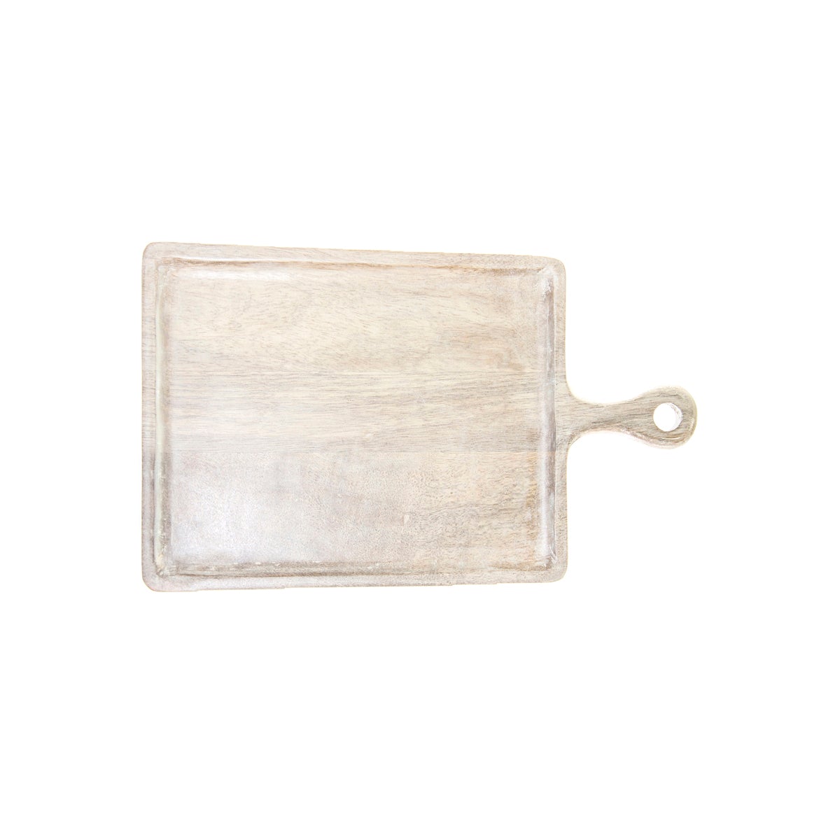 Rectangular Serving Board with Handle White 300x200x15mm