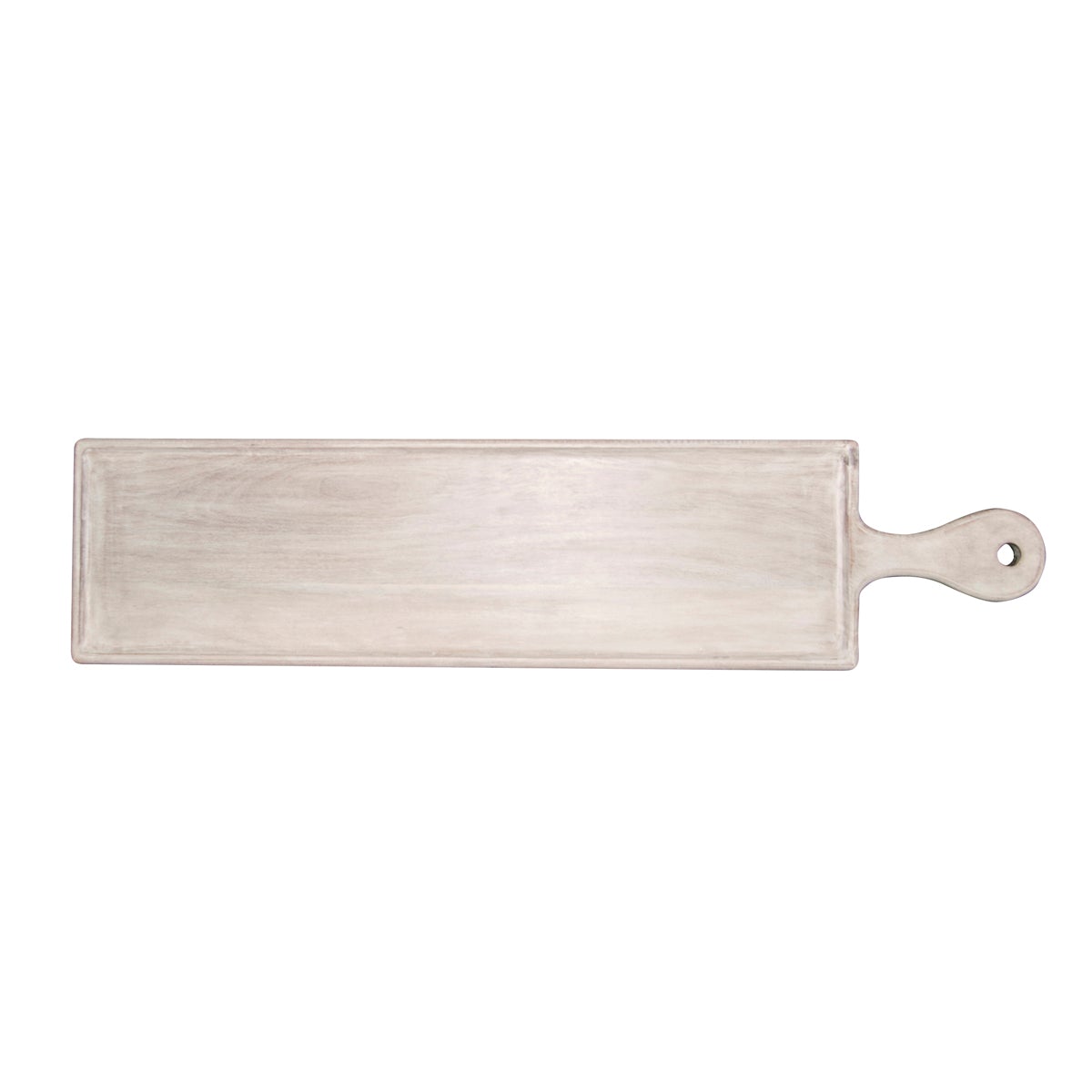Rectangular Serving Board with Handle White 670x200x20mm
