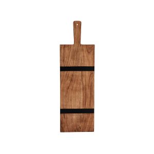 Serve Natural Acacia Paddle Board with Black Acacia Inlay 610x190x25mm