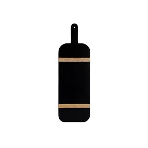 Serve Black Acacia Paddle Board with Acacia Inlay 560x180x15mm