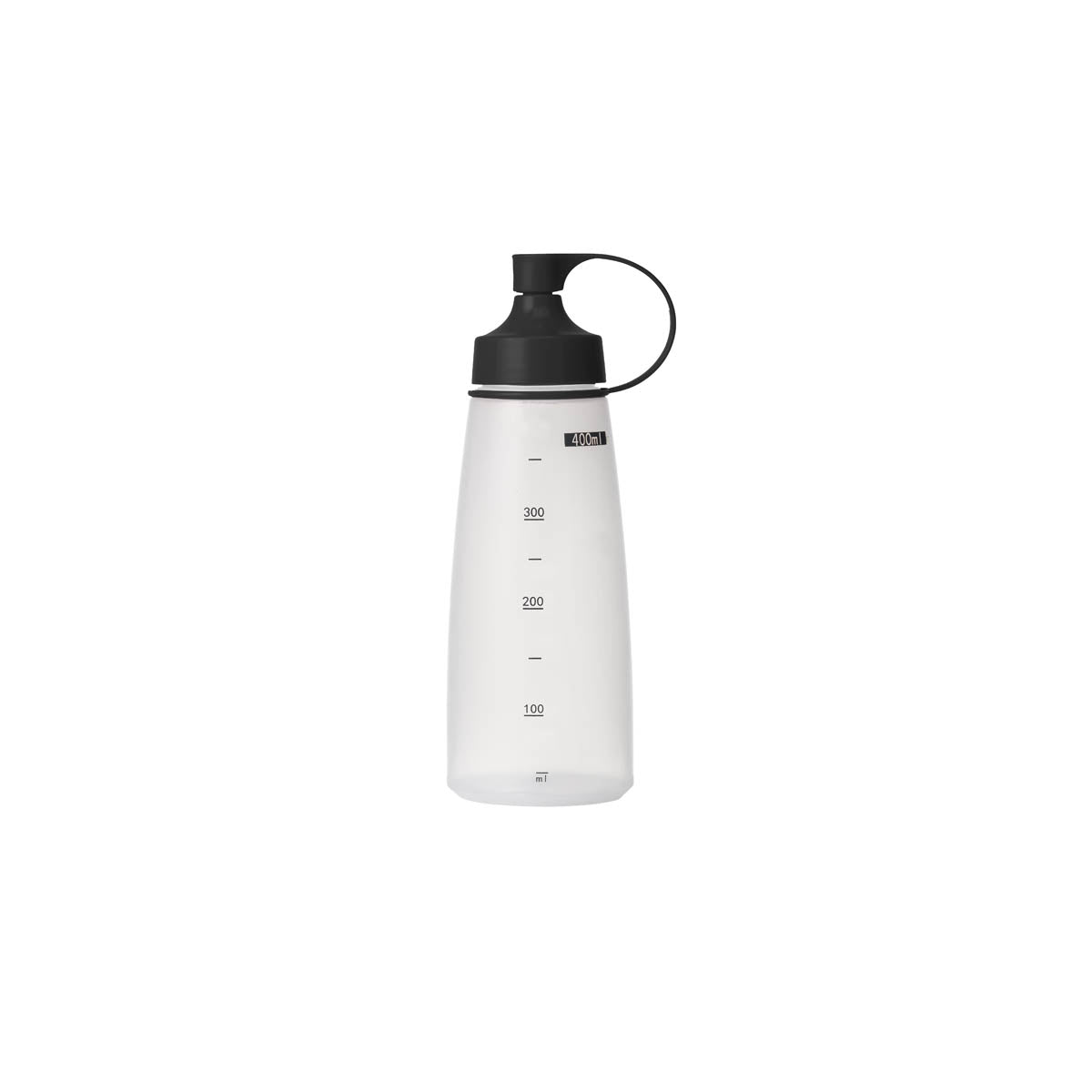 Soft Squeeze Bottle w/ Black Cap 400ml