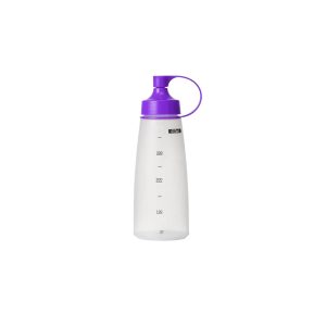Soft Squeeze Bottle w/ Purple Cap 400ml