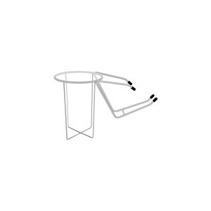 Wine Bucket Table Stand Chrome 145mm
