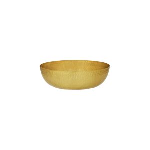 Round Serving / Seafood Bowl Hammered Brass 250x80mm / 2.8L
