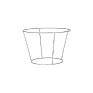 Round Riser Stainless Steel 195x285x190mm Satin