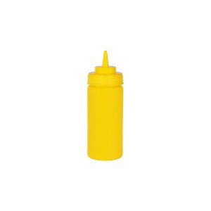 Squeeze Bottle Wide Mouth Yellow 480ml