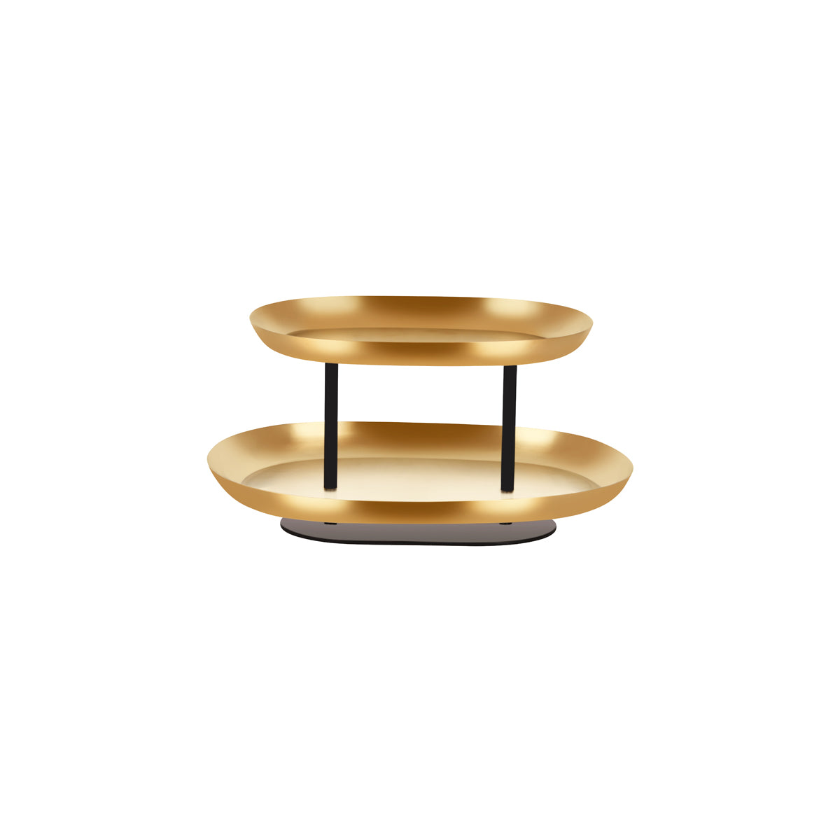 Seafood Stand 2-Tier Brass / Iron 385x260x195mm