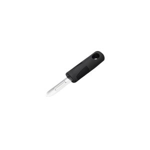Easy Grip Fixed Peeler Stainless Steel with Black Handle 175mm