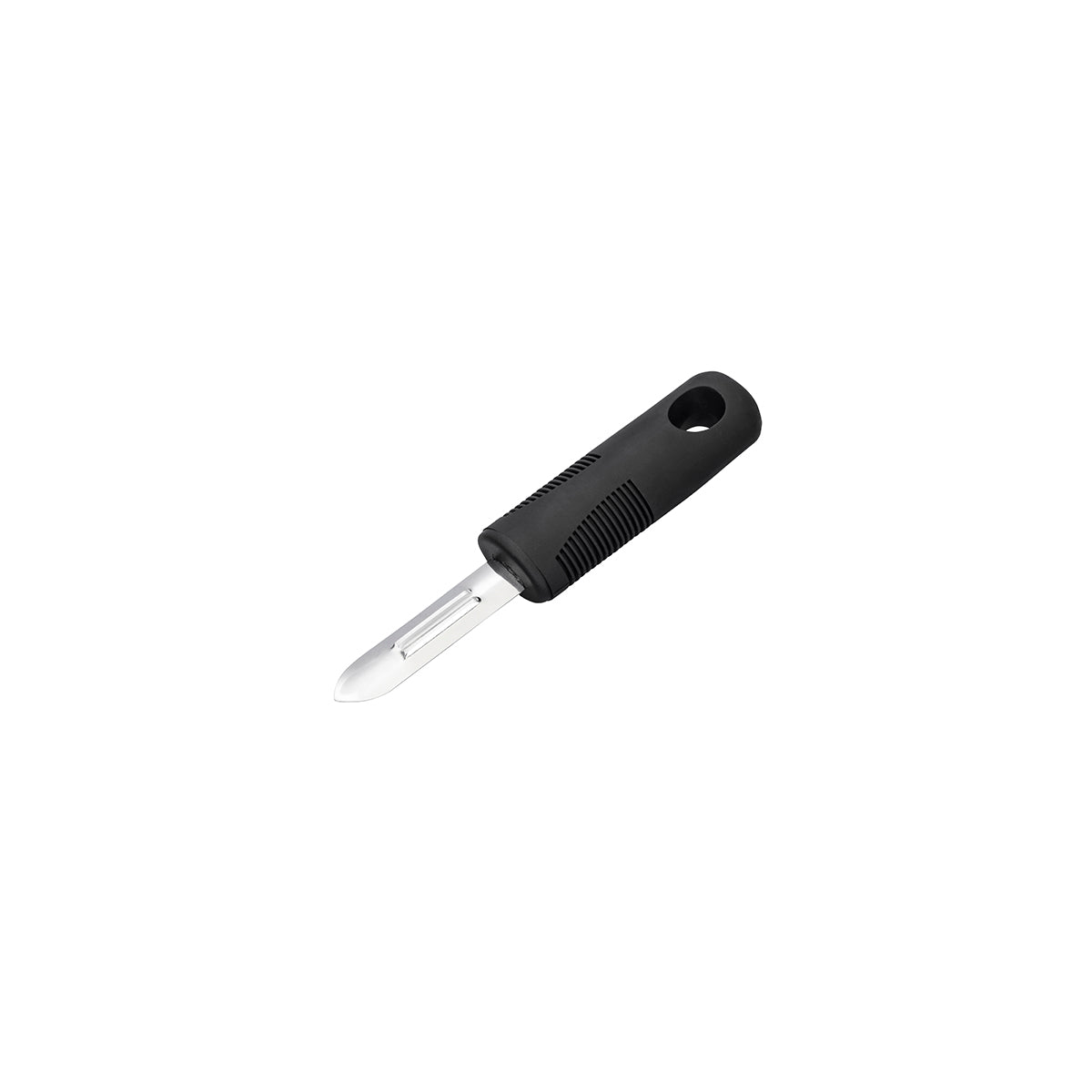 Easy Grip Fixed Peeler Stainless Steel with Black Handle 175mm