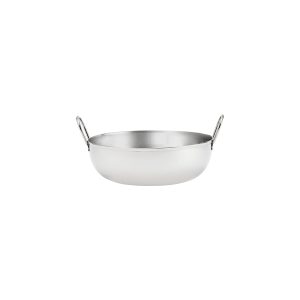 Kadai Bowl with Handles Stainless Steel 230x77mm