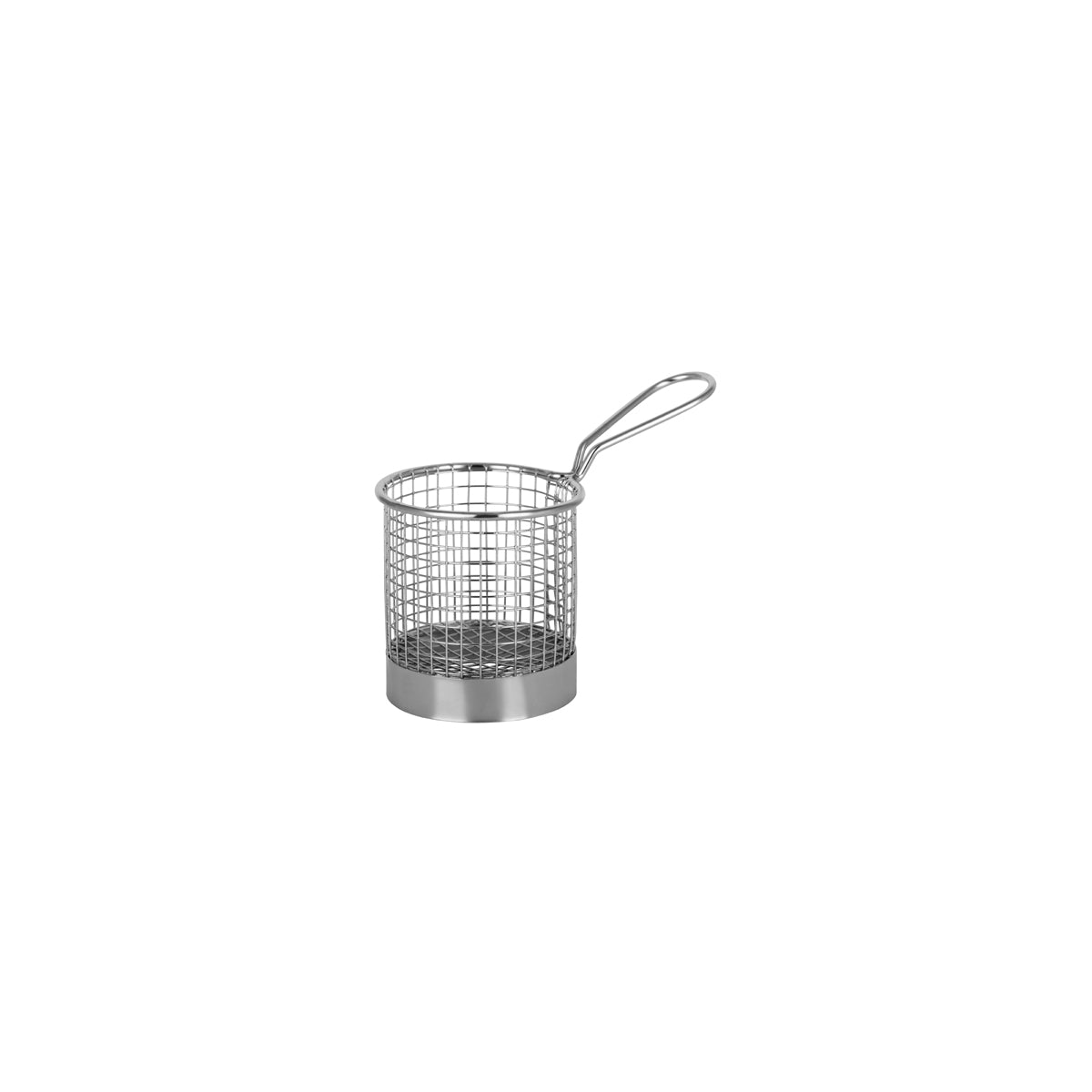 Wire Serving Basket Round with Handle 90x95mm