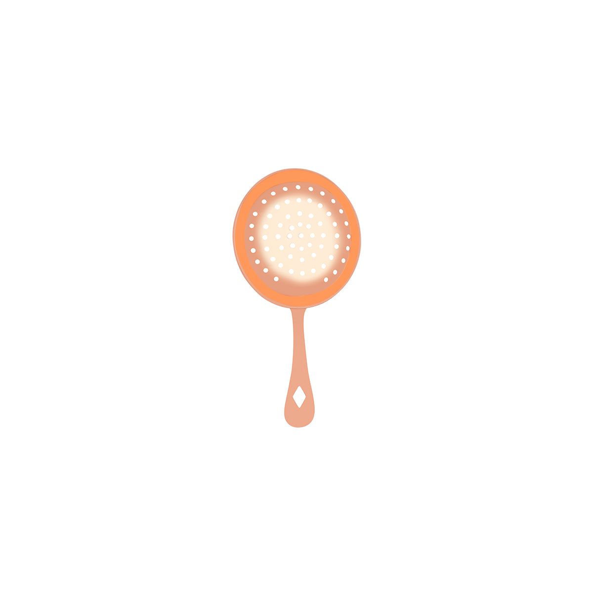 Julep Cocktail Strainer Copper