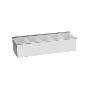 Condiment Dispenser/Garnish Caddy 5-Compartment