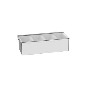 Condiment Dispenser/Garnish Caddy 4-Compartment