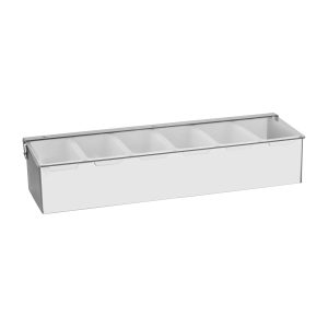 Condiment Dispenser/Garnish Caddy 6-Compartment