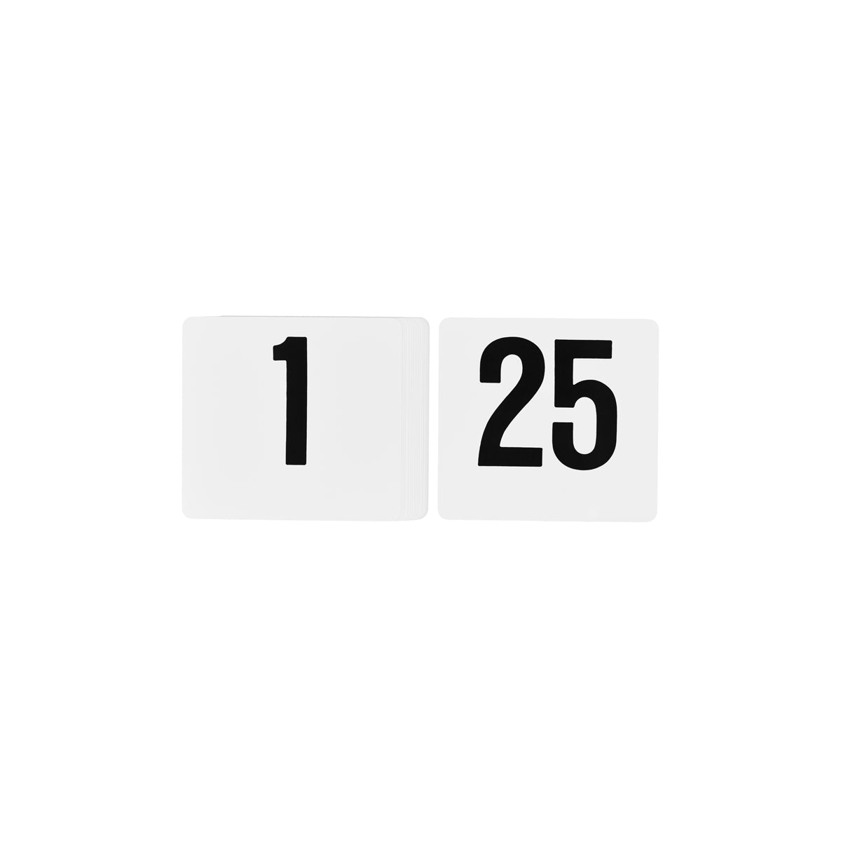 Tablekraft Table Number Set 1-25