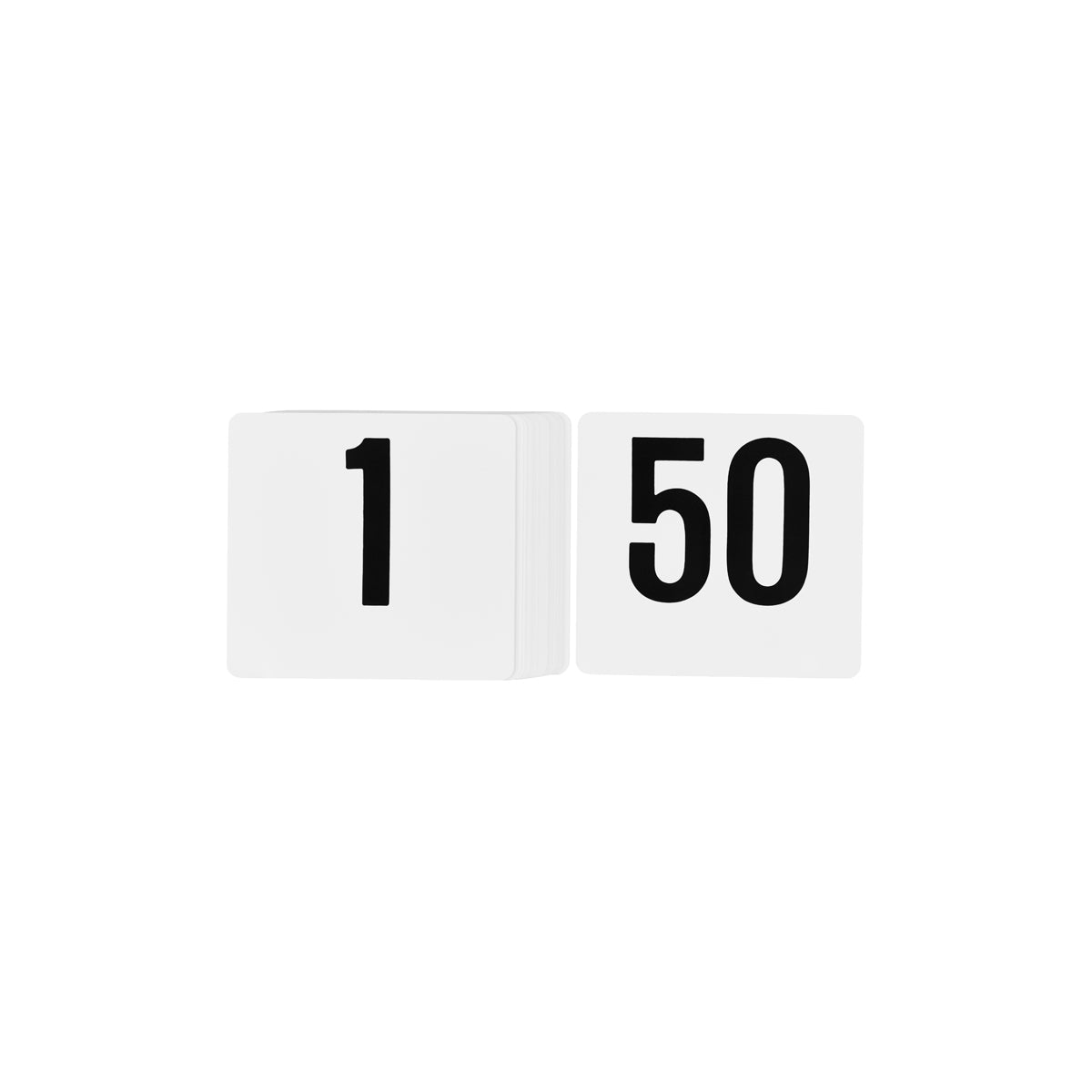 Tablekraft Table Number Set 1-50