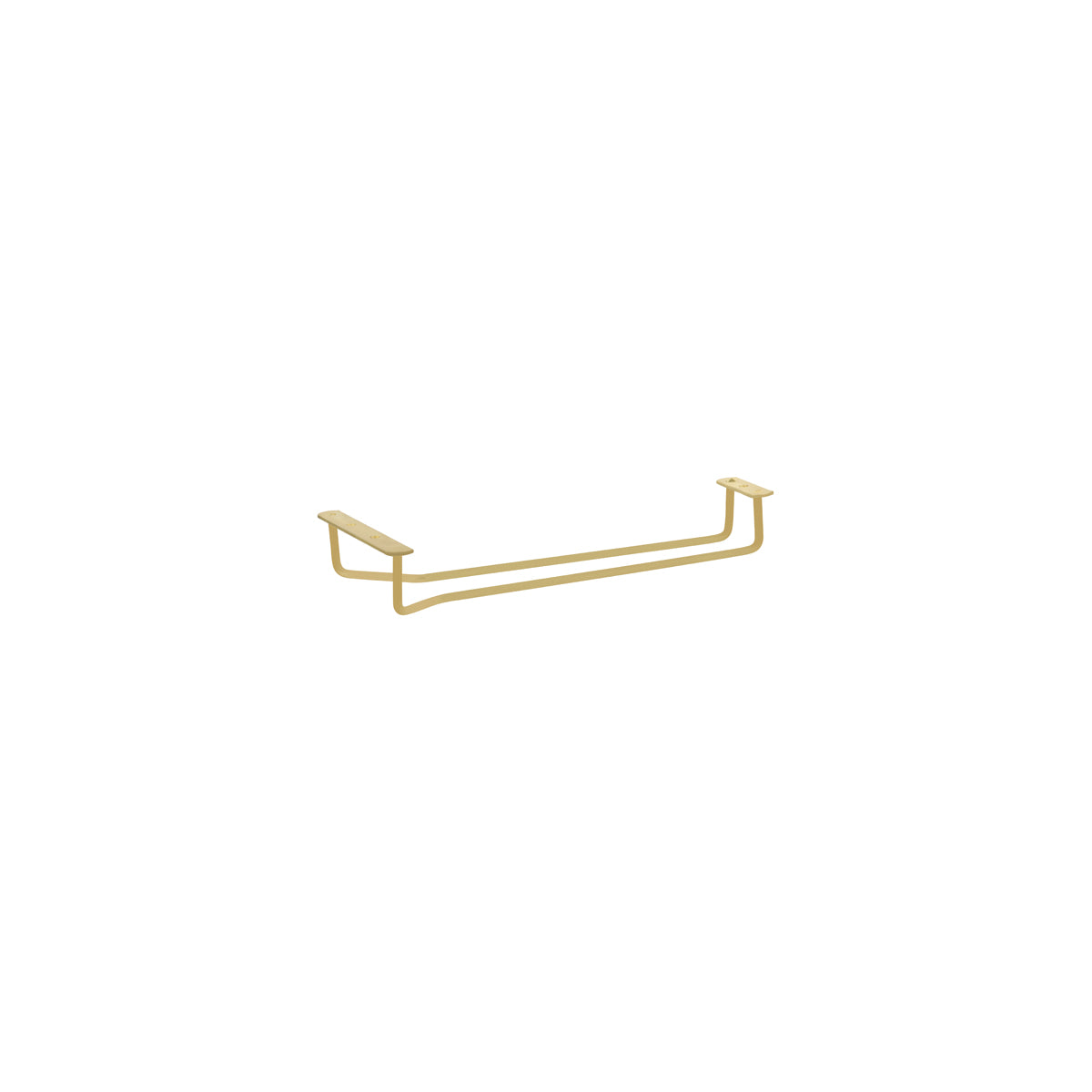 Glass Hanger Brass Plated 260mm
