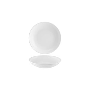 Diamond Round Deep Coupe Plate 200x40mm / 500ml