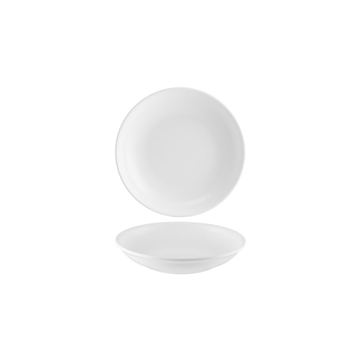 Diamond Round Deep Coupe Plate 200x40mm / 500ml
