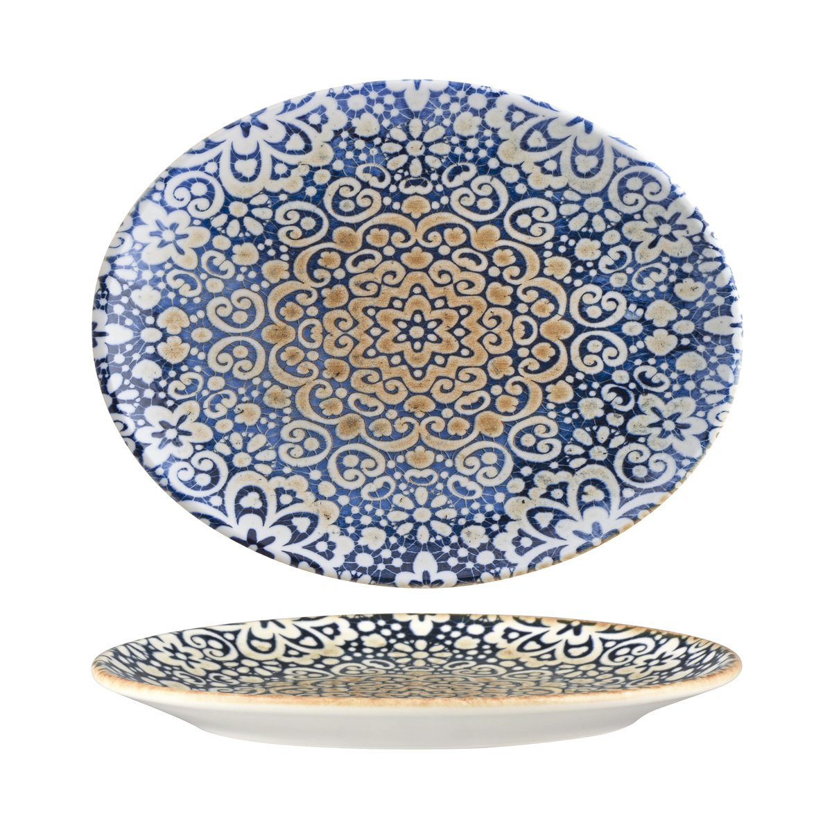 Alhambra Oval Coupe Platter 365x285x30mm