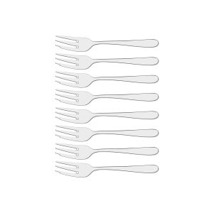 Aero Dawn Cake Fork Set 8pc