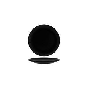 Notte Black Round Coupe Plate 190x21mm
